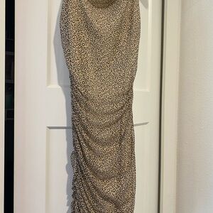 Leopard Print Mini Dress